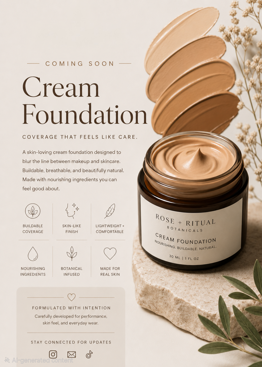 Coming Soon — Botanical Cream Foundation