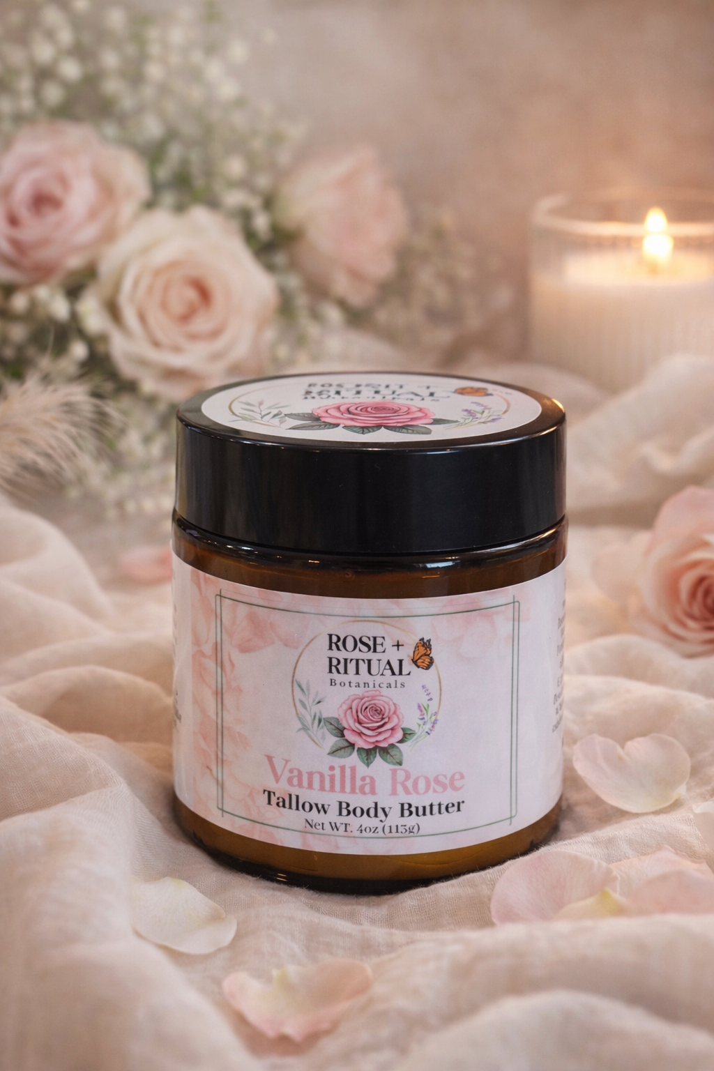 Vanilla Rose Tallow Body Butter