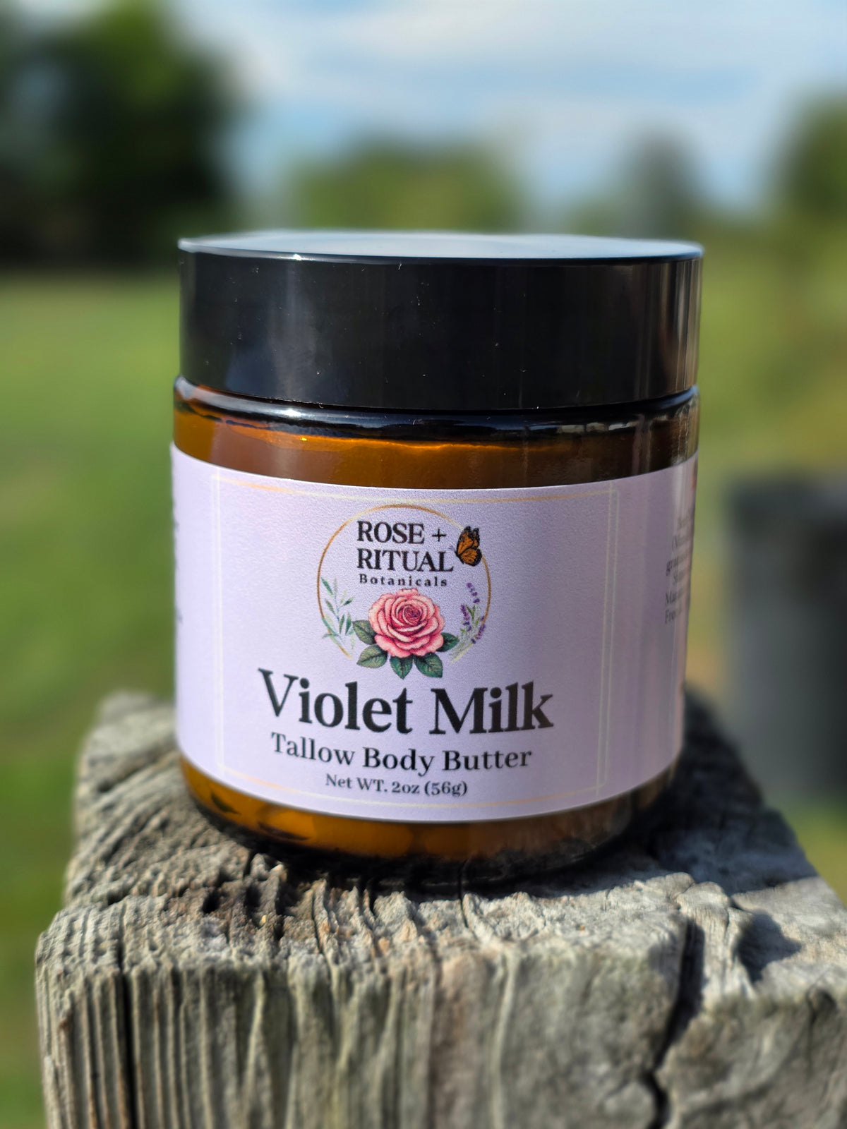 Violet Milk Tallow Body Butter