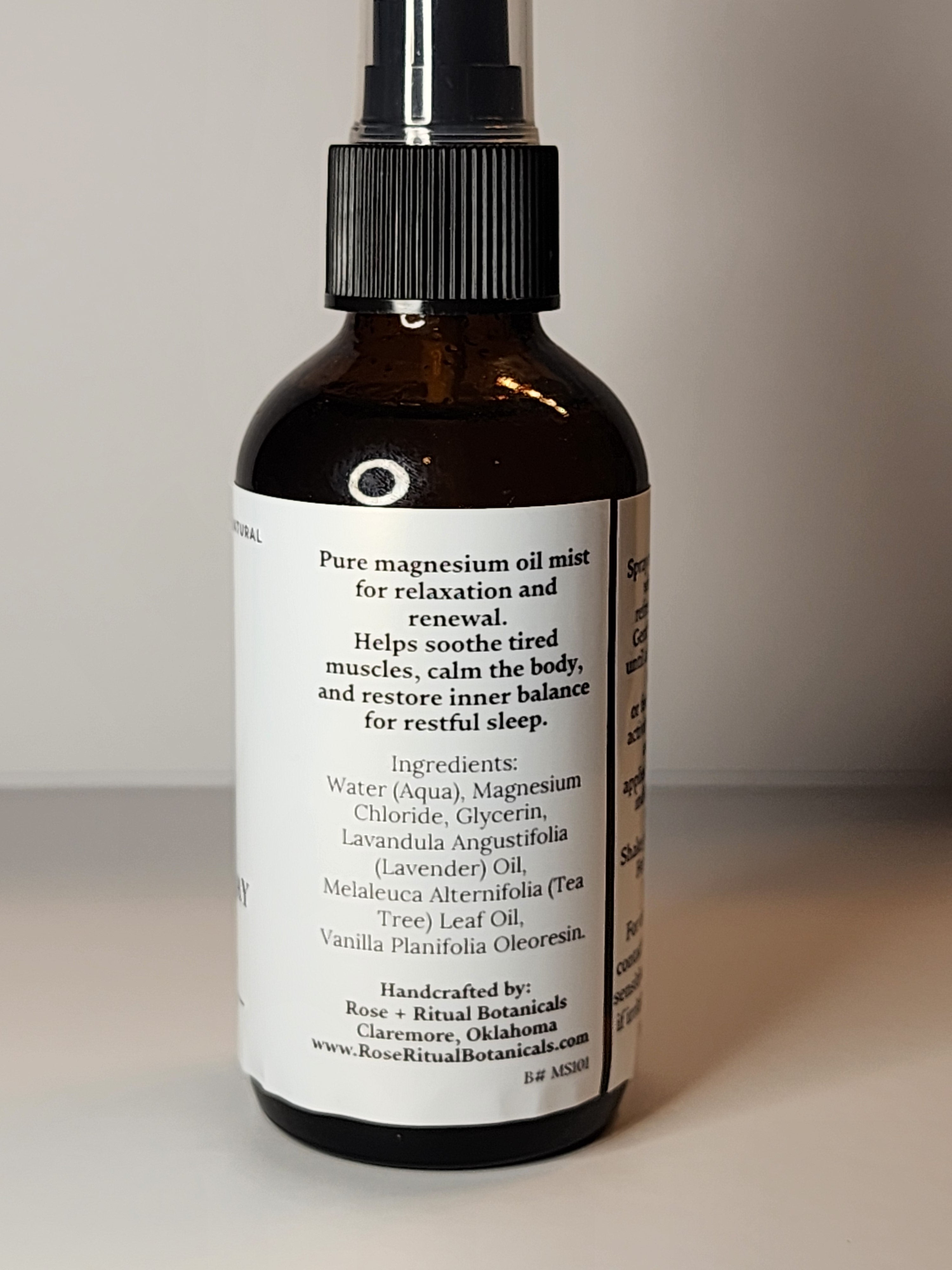 Magnesium Body Spray Oil  | Relaxation + Renewal